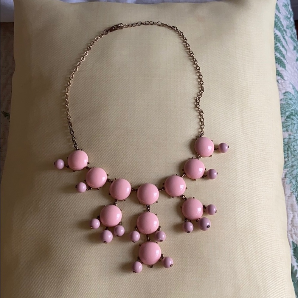 🛍 6/$15 pink bubble necklace